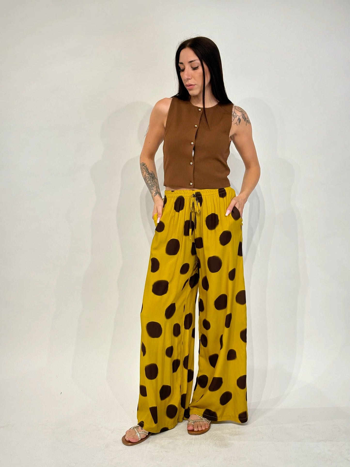 Pantalone Medea Giallo