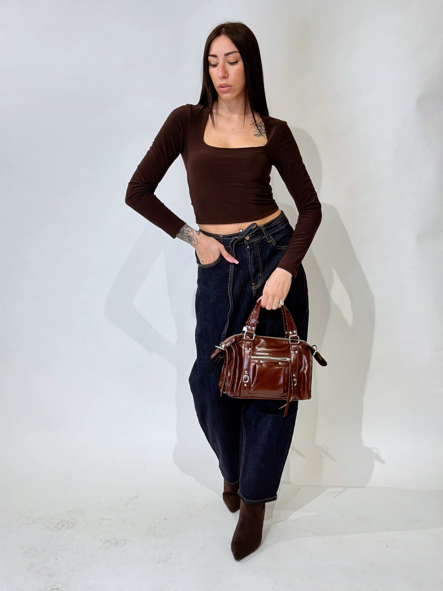 Top Square Brown