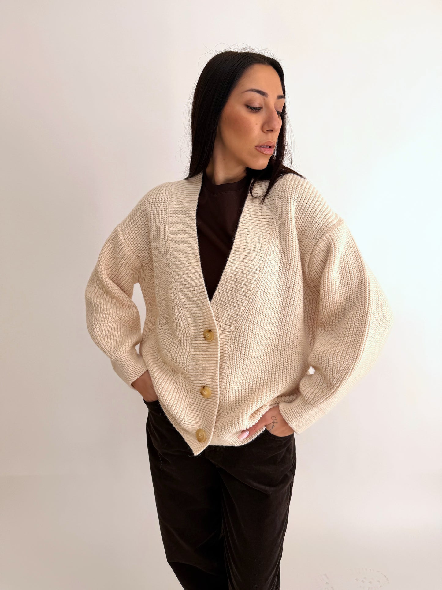 Cardigan Basic by Lumina