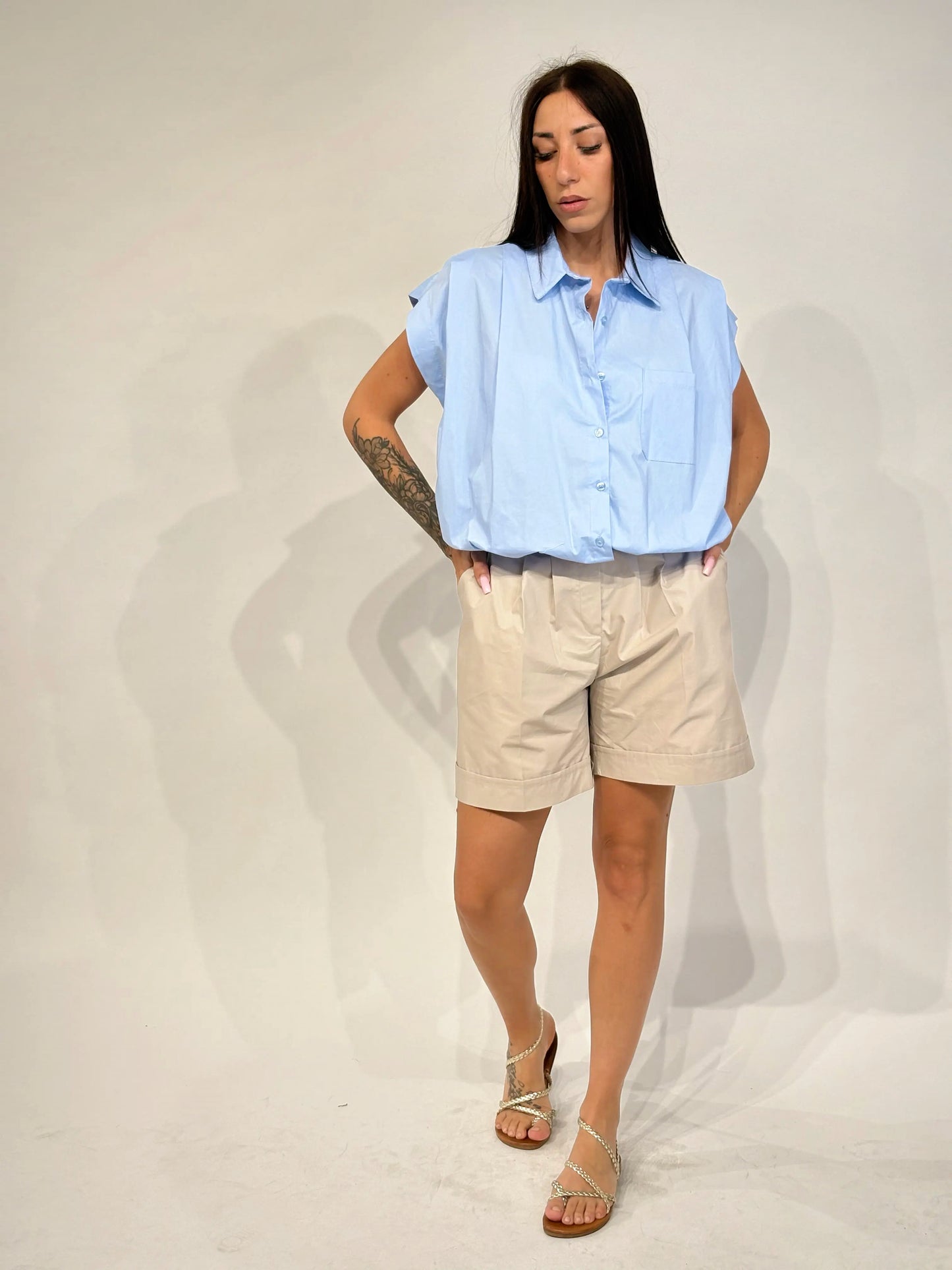 Camicia Livia Cielo