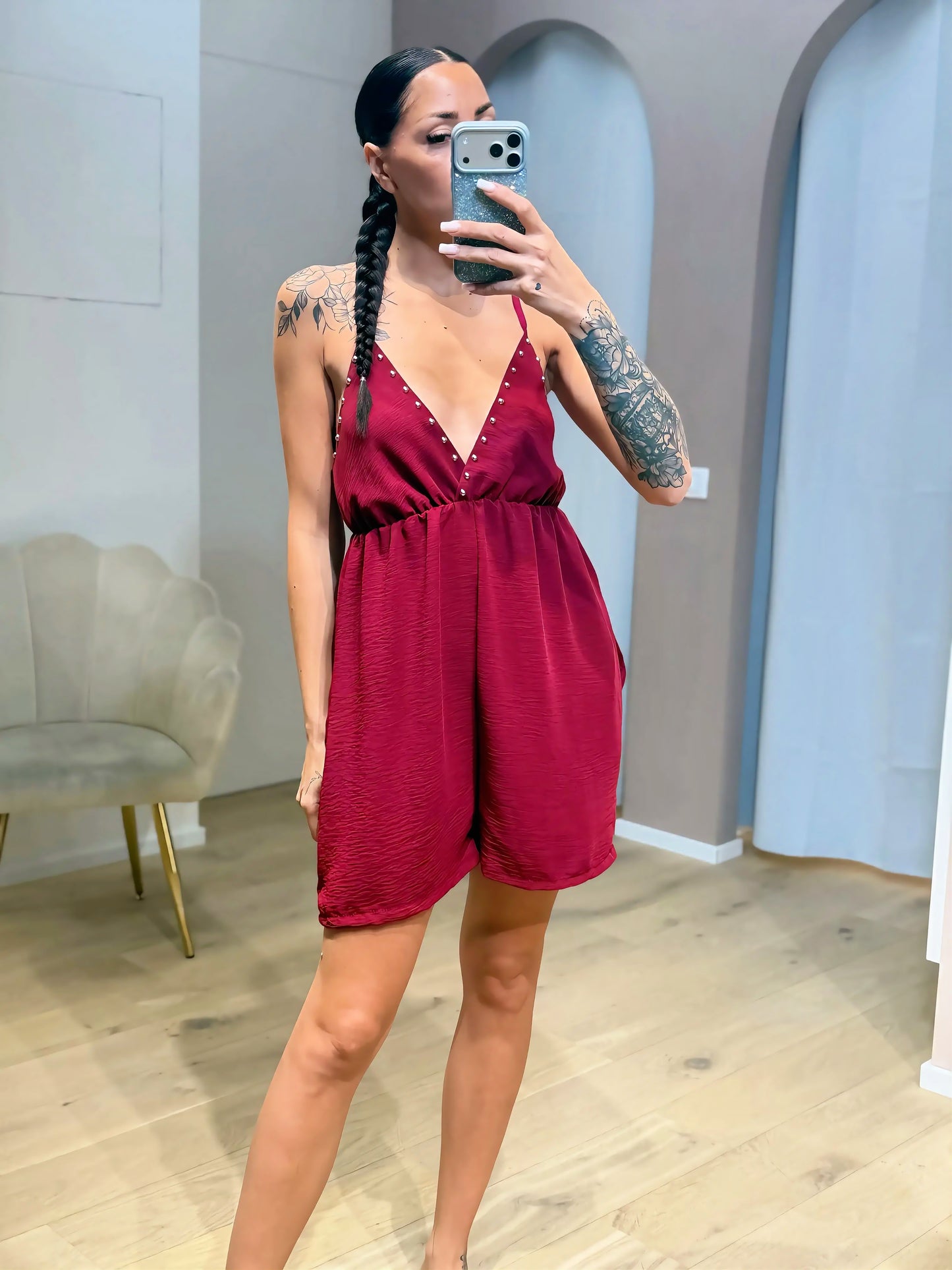 Tuta Cleo Bordeaux