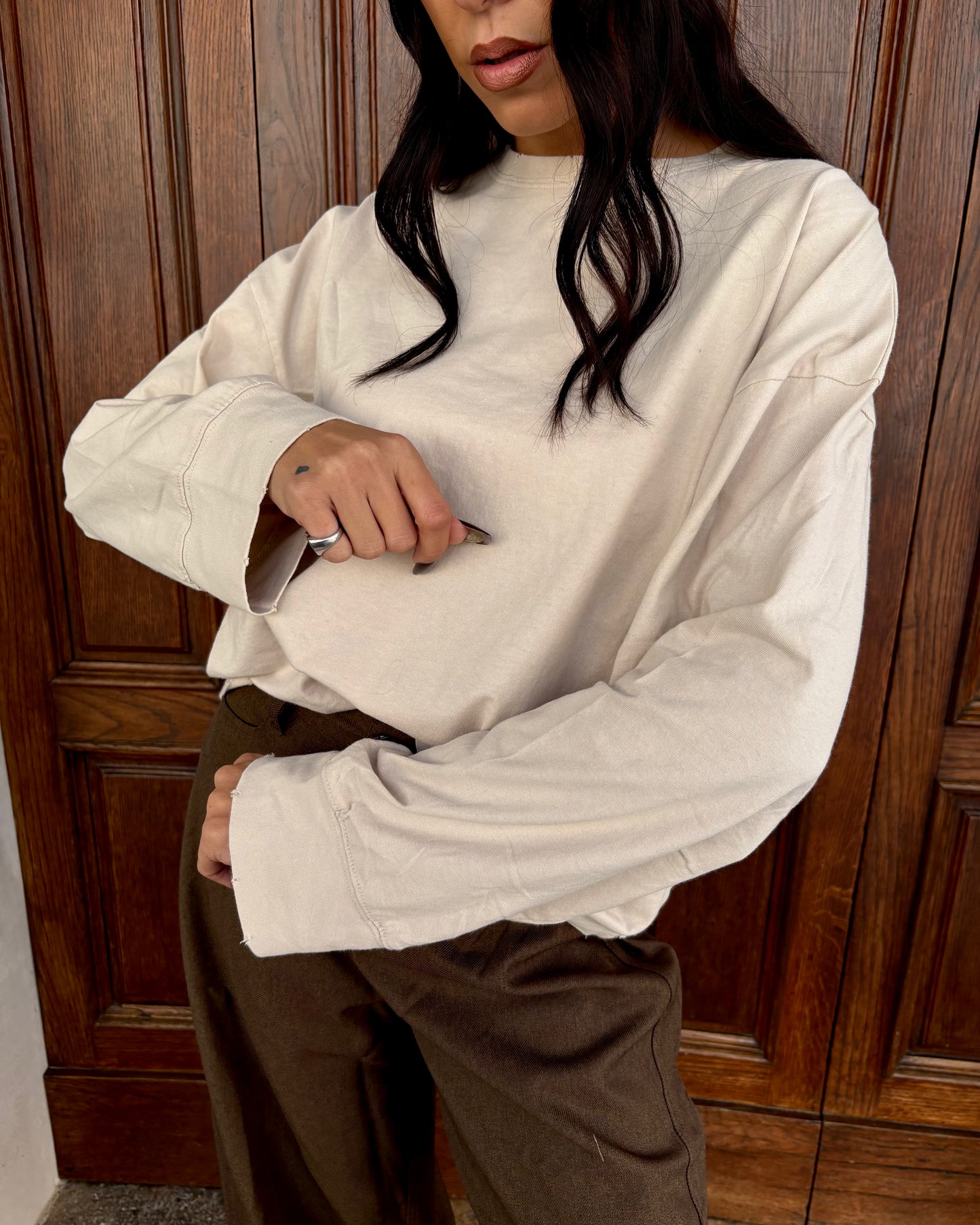 Maxi t-shirt manica lunga