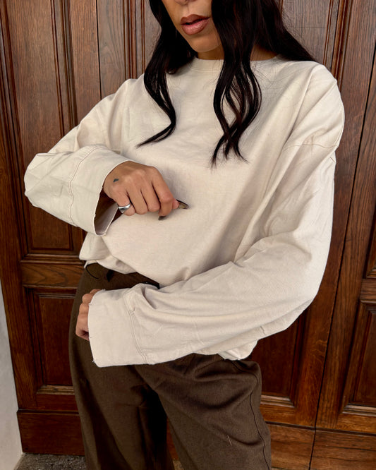Maxi t-shirt manica lunga