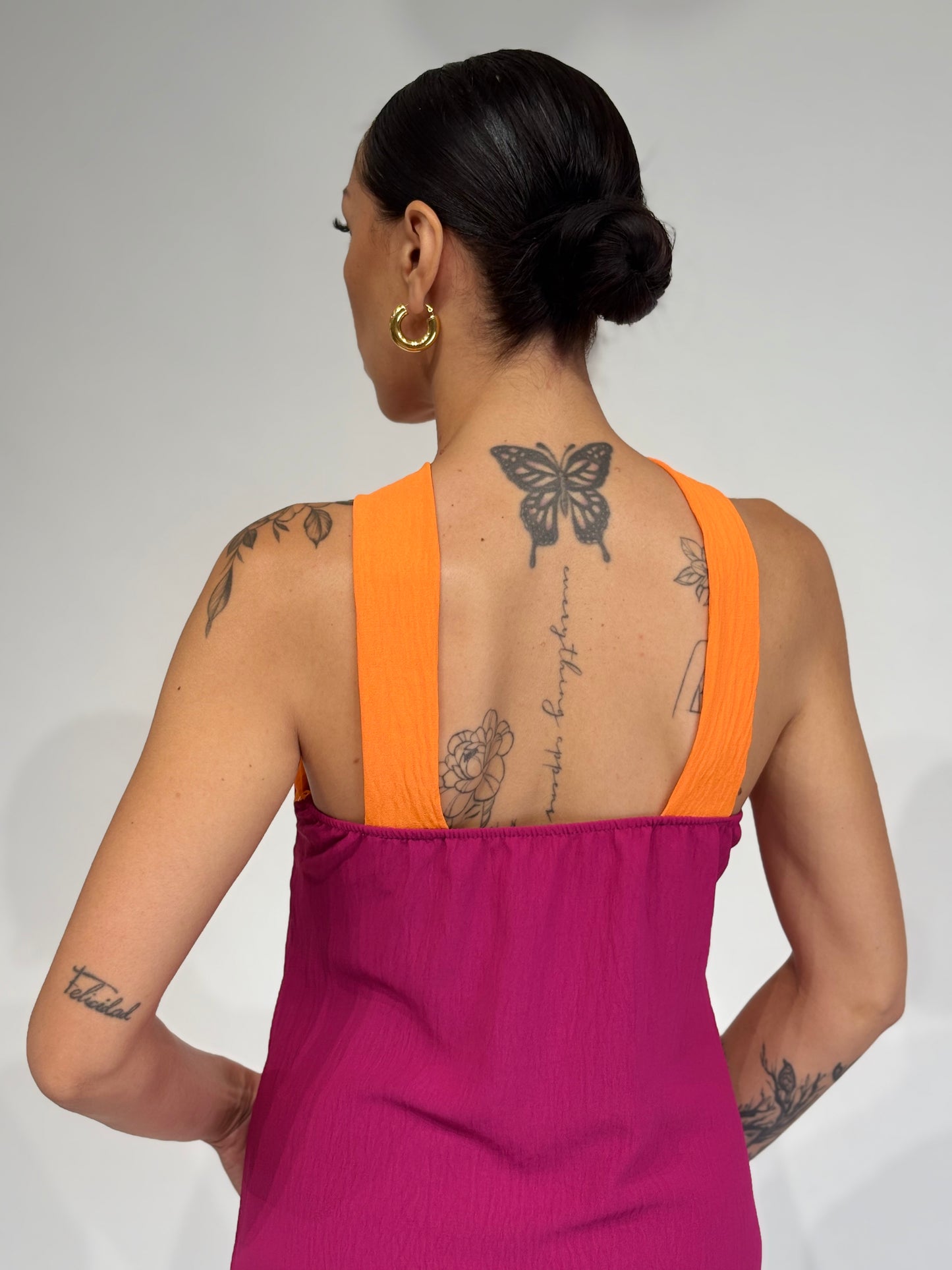 Abito Milena Fucsia