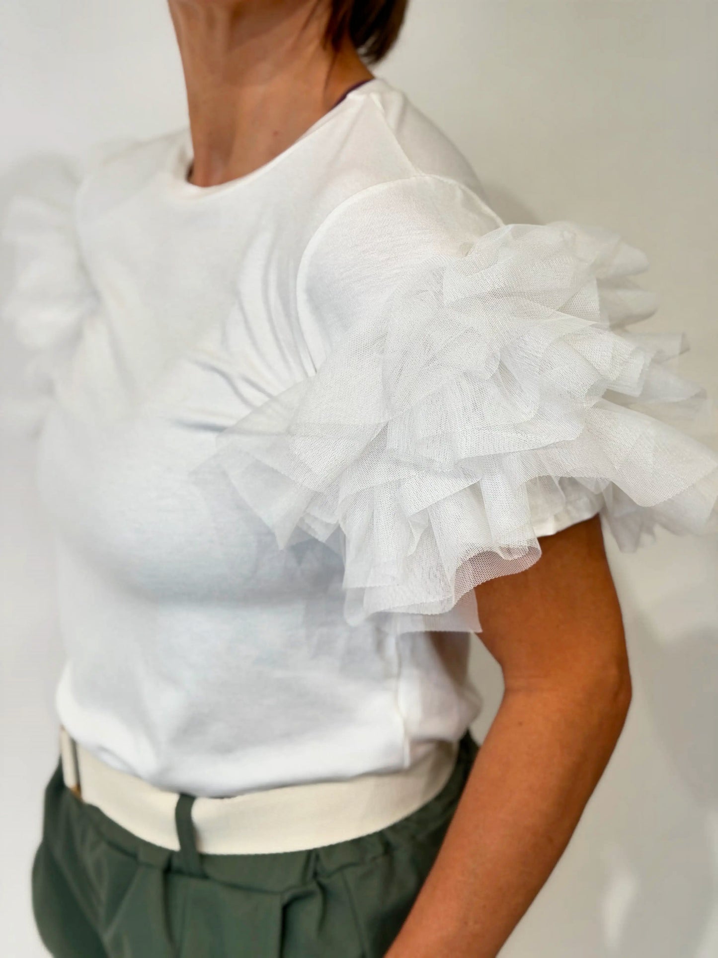T-Shirt Flora White