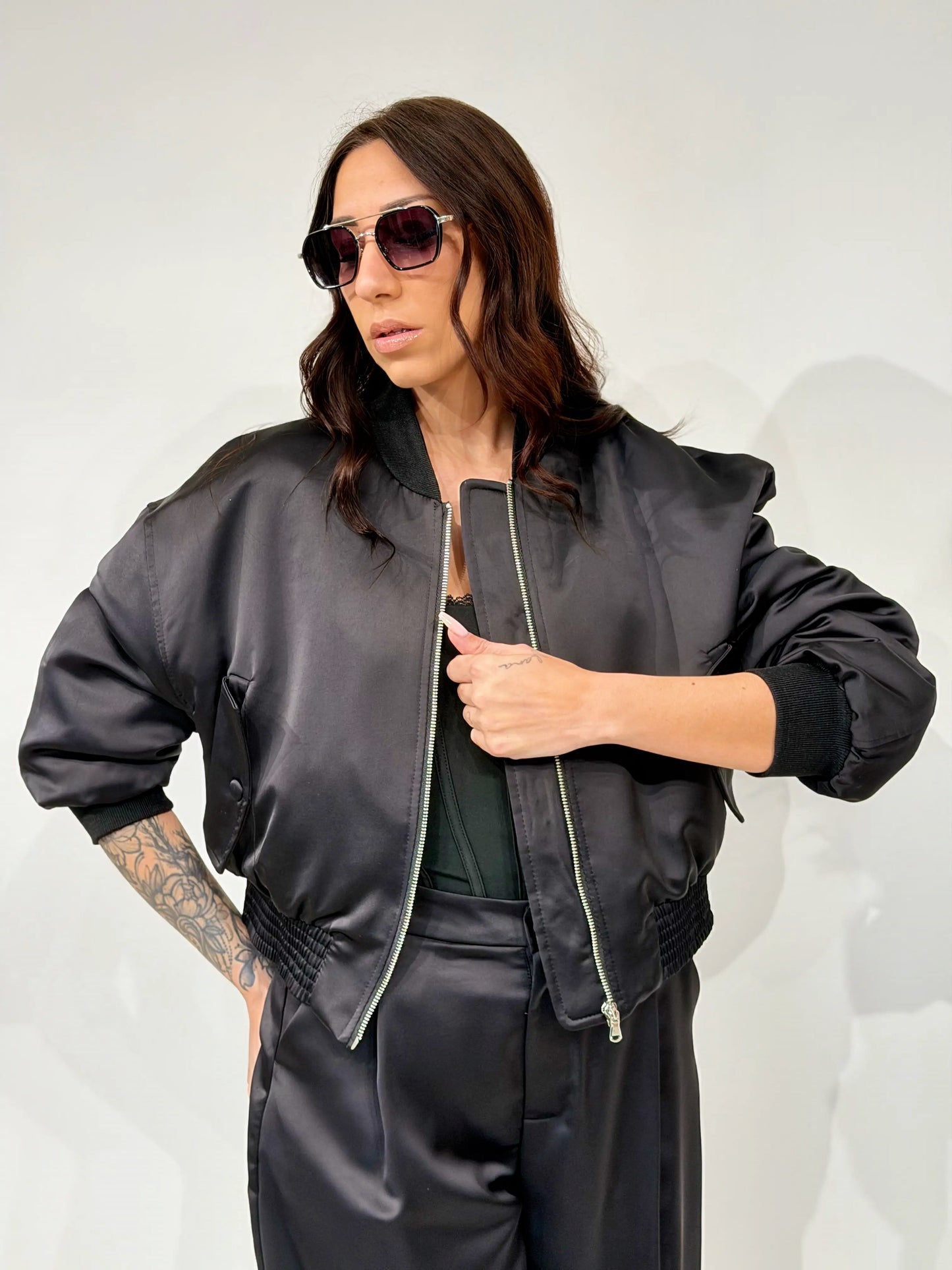 Bomber Satin By Lumina