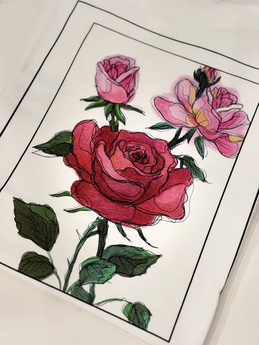 T-Shirt Rose By Lumina