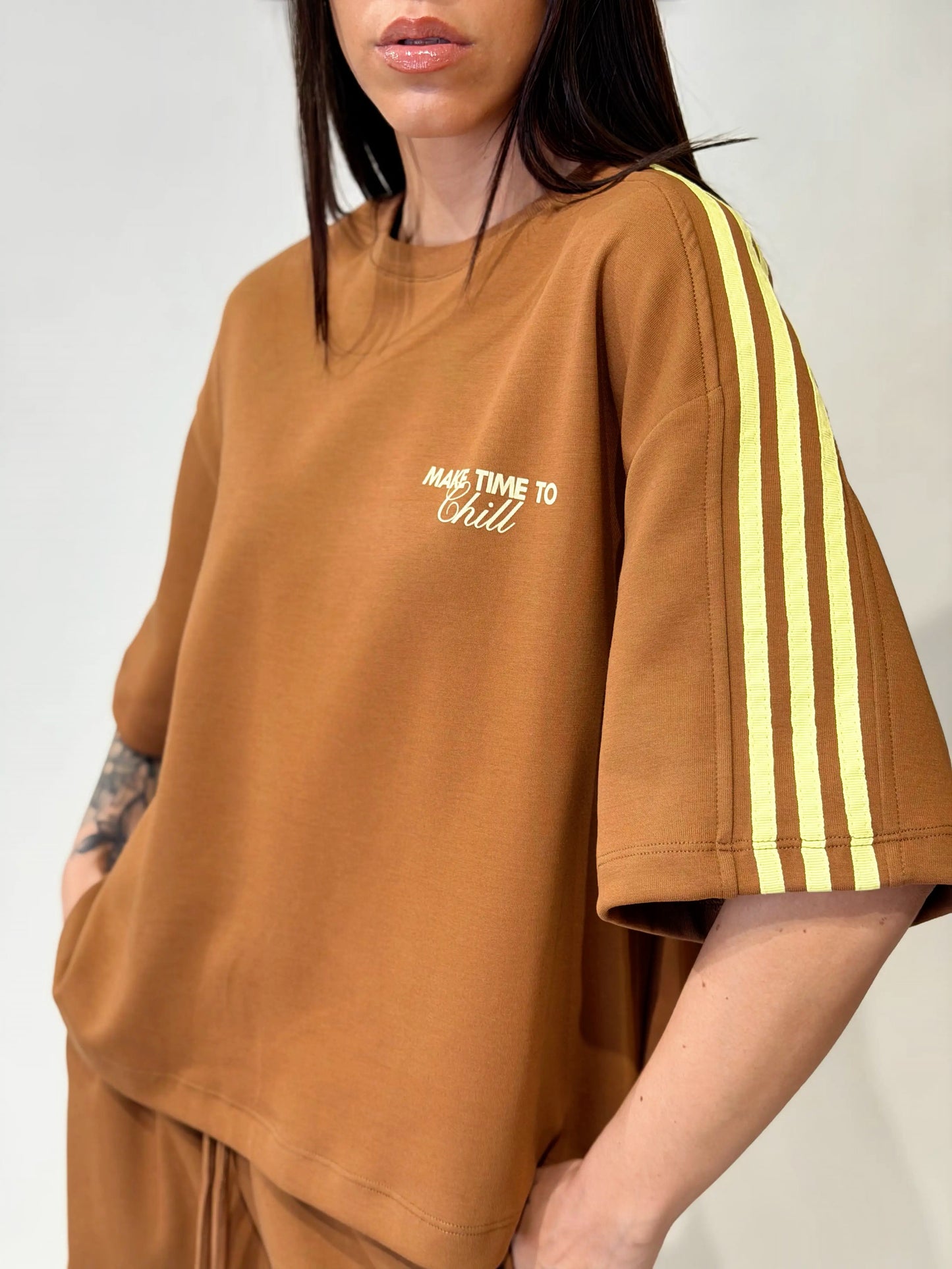 T-Shirt Jordin  Brown By Lumina