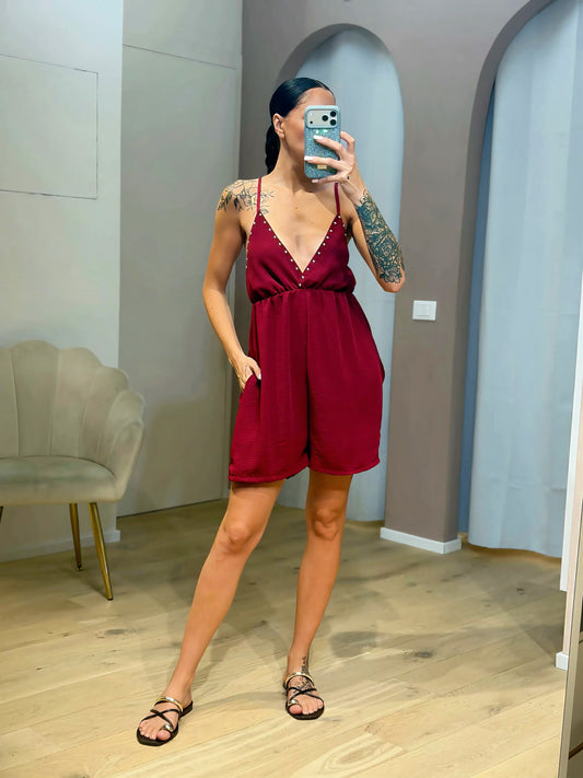 Tuta Cleo Bordeaux