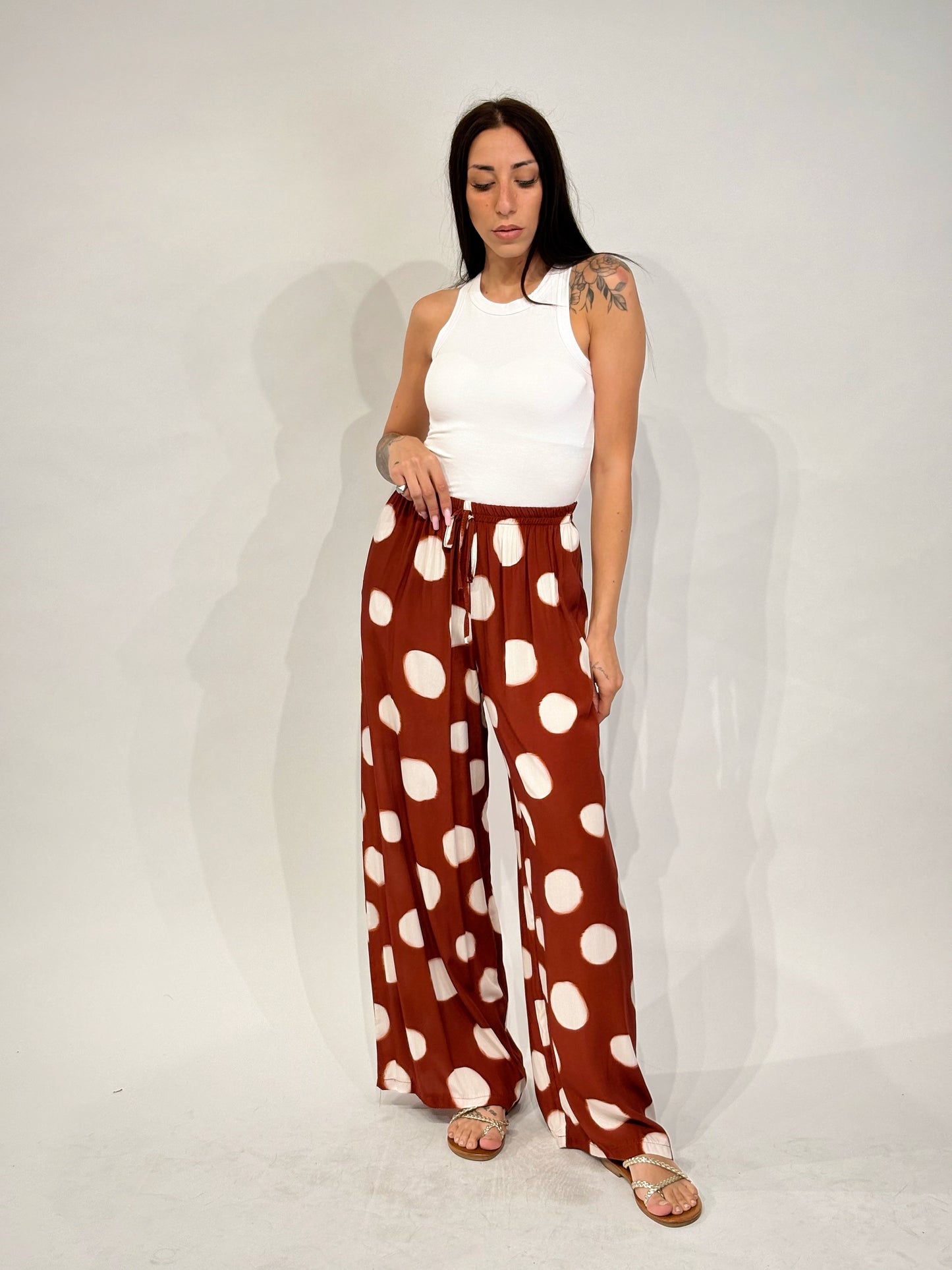 Pantalone Medea Mattone