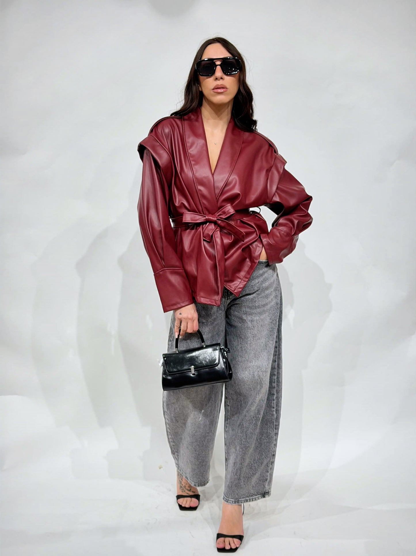 Giacca Demetra Bordeaux